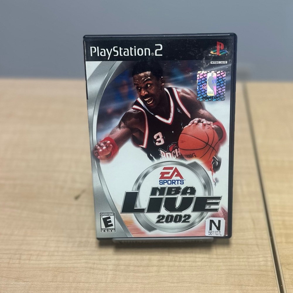 NBA Live 2002 PS2 PlayStation 2 Blue Disc EA no manual